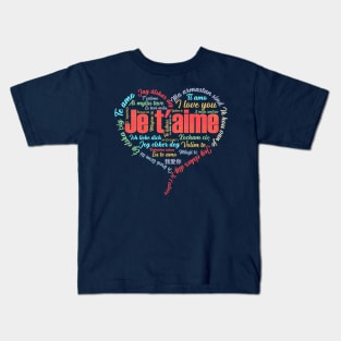 Je t'aime Kids T-Shirt